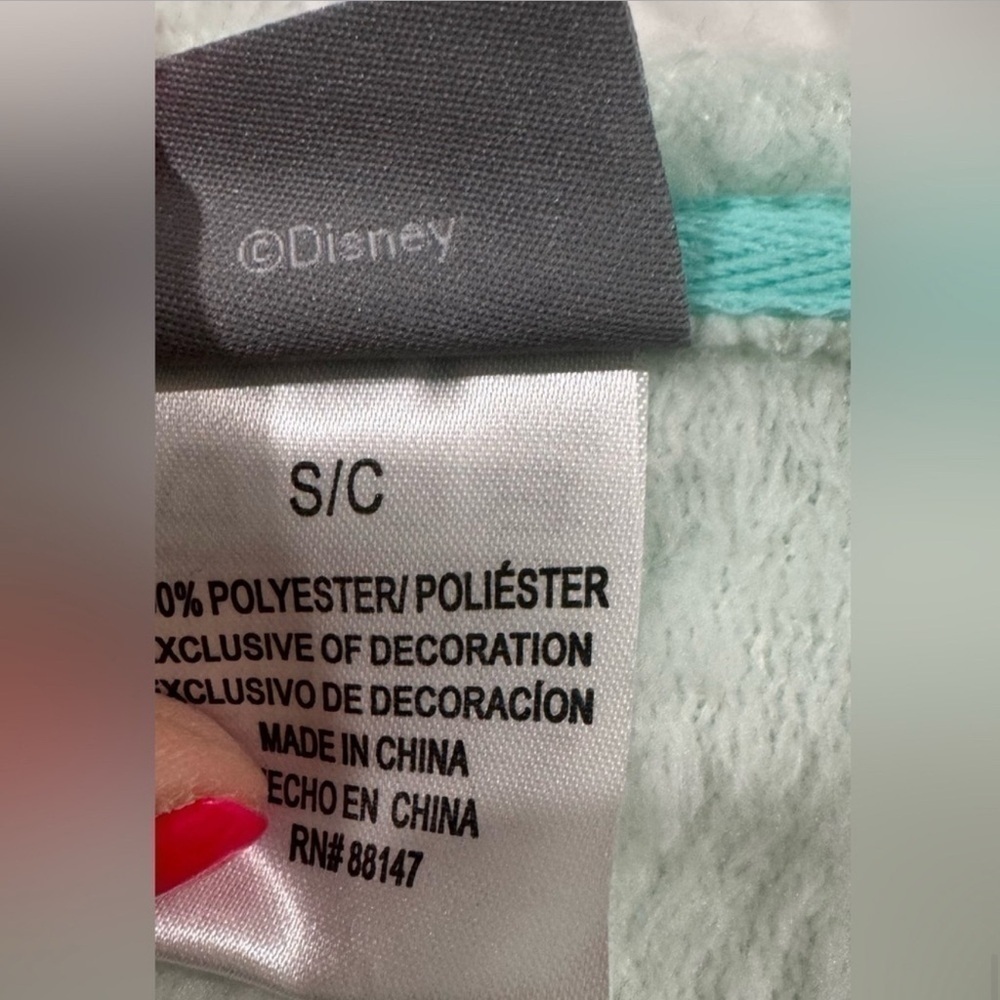 Disney Official Frozen II Anna Be Brave Fleece Hoodie Graphic Green Adult Small - Picture 6 of 6